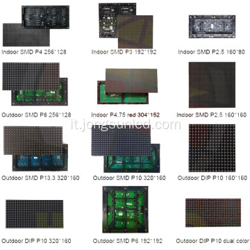 Modulo di visualizzazione a LED per esterni RGB P8 4Scan RGB